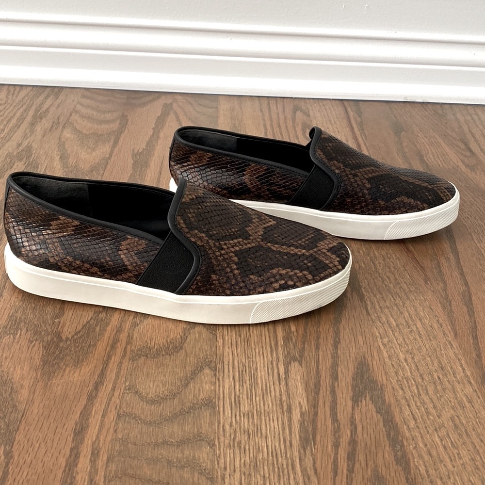 Vince Womens Sneakers Snake Leather Blair 7